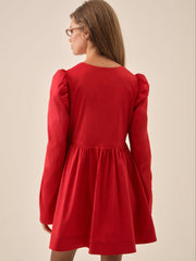 Women Lucia A-Line Mini Dress - Red