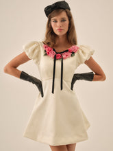Women Rosalie Mini Dress - Cream