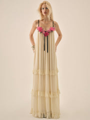 Women Rosalie Maxi Dress - Cream