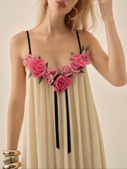 Women Rosalie Maxi Dress - Cream