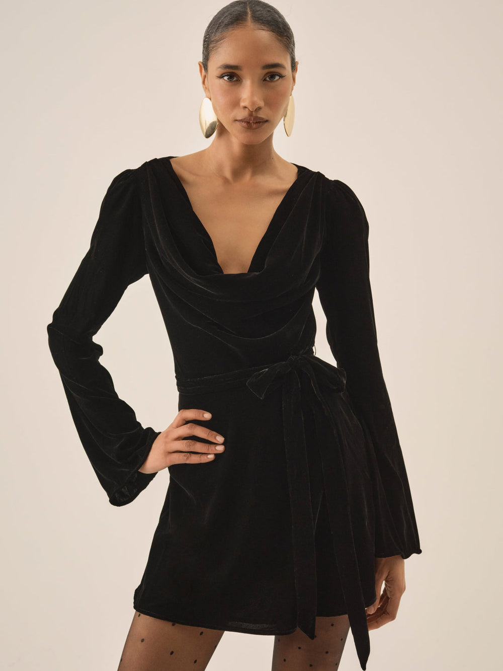 Women Lucinda Mini Dress - Black