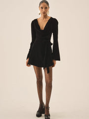 Women Lucinda Mini Dress - Black