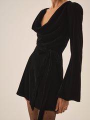 Women Lucinda Mini Dress - Black