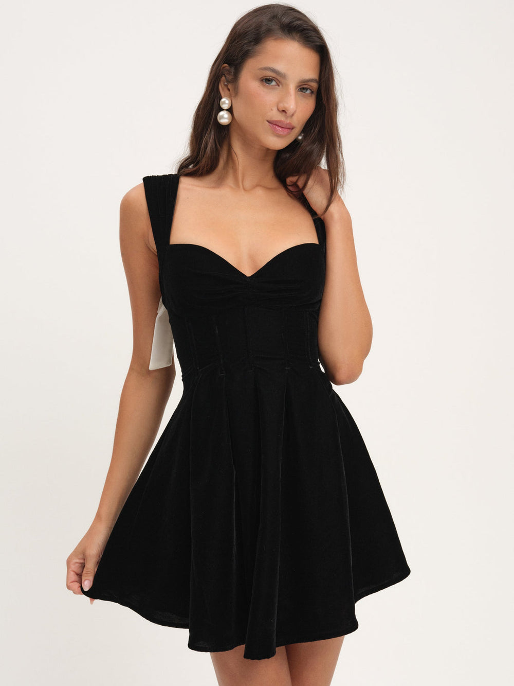 Women August Mini Dress - Black