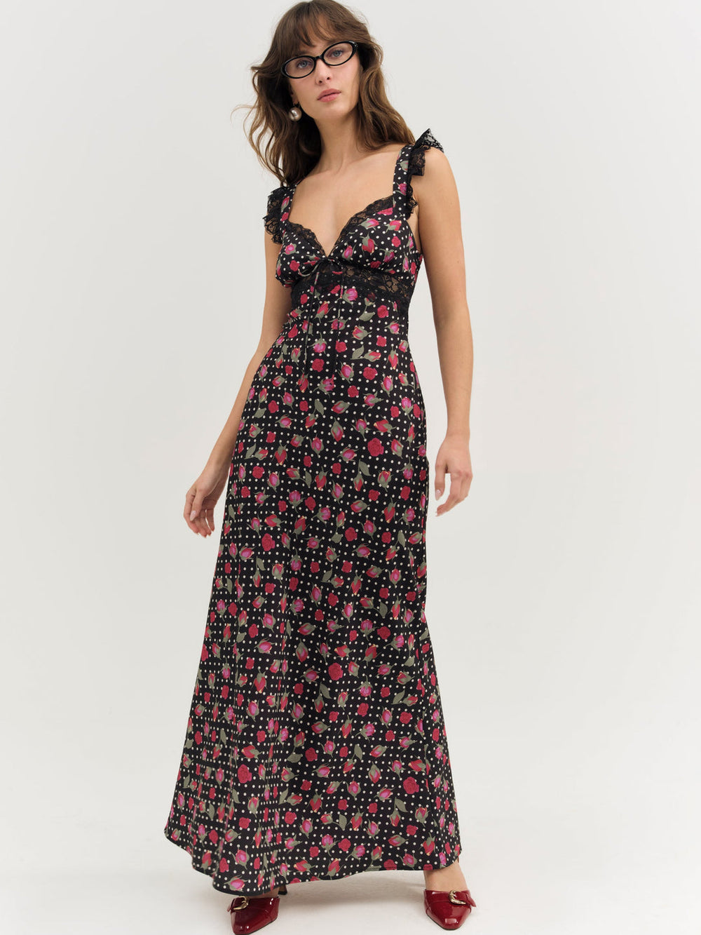Women Clarisse Maxi Dress - Black