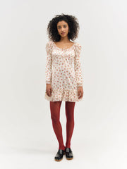 Women Adahlia Floral Mini Dress - Cream