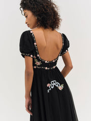 Women Rosemarie Maxi Dress - Black
