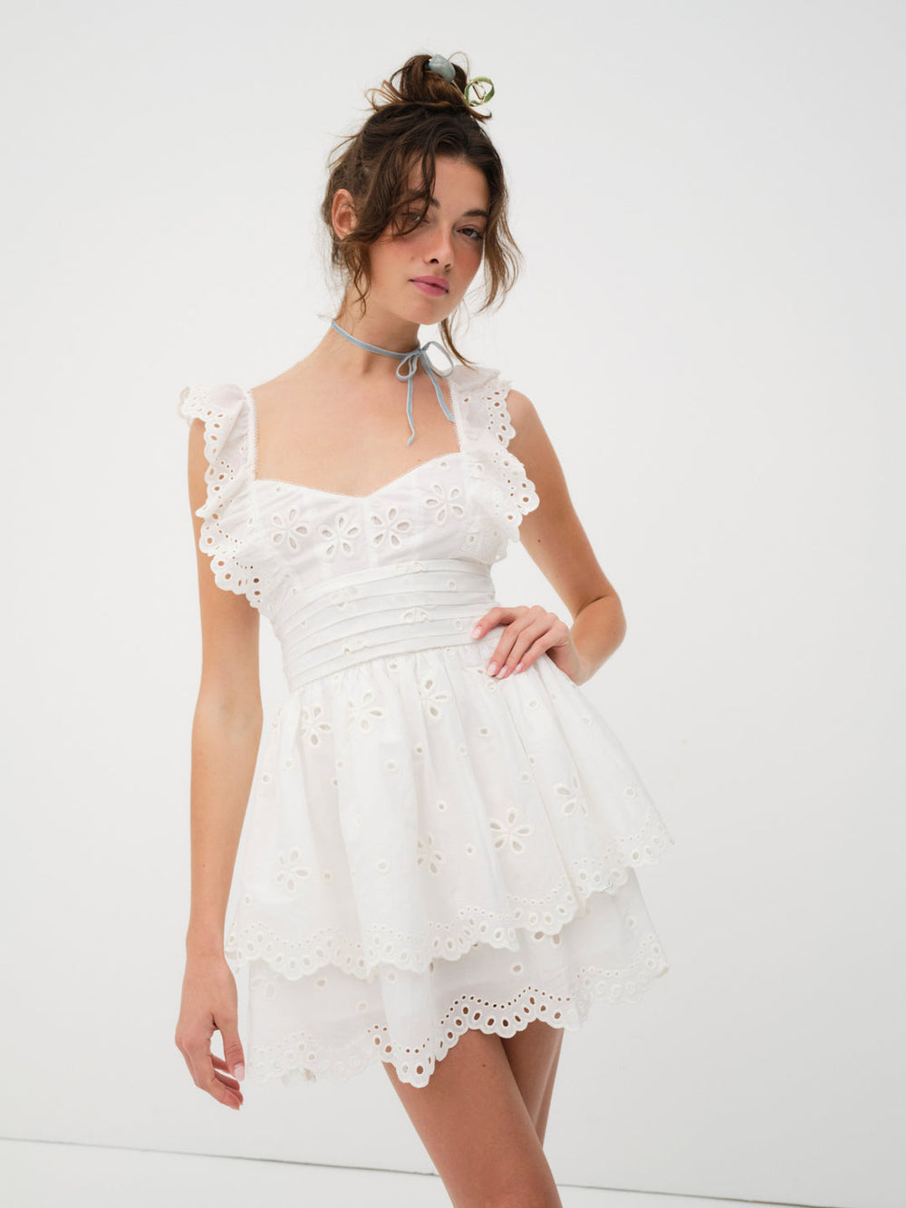 Women Serena Sleeveless Dress - White