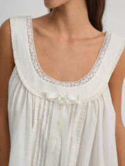 Women Venetia Slip Dress - Vintage Cream