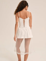 Women Susannah Midi Dress - White
