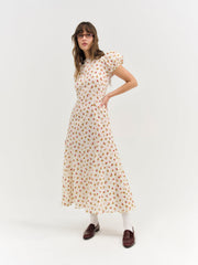 Women Adahlia Floral Maxi Dress - Cream