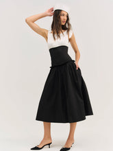 Women Helena Poplin Midi Dress - Black