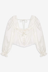 Women Venetia Sleep Top - Vintage Cream