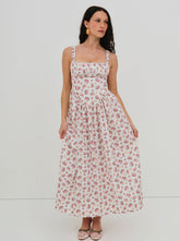 Women Etienne Midi Dress - Pink