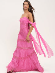 Women Rita Lace Gown - Pink