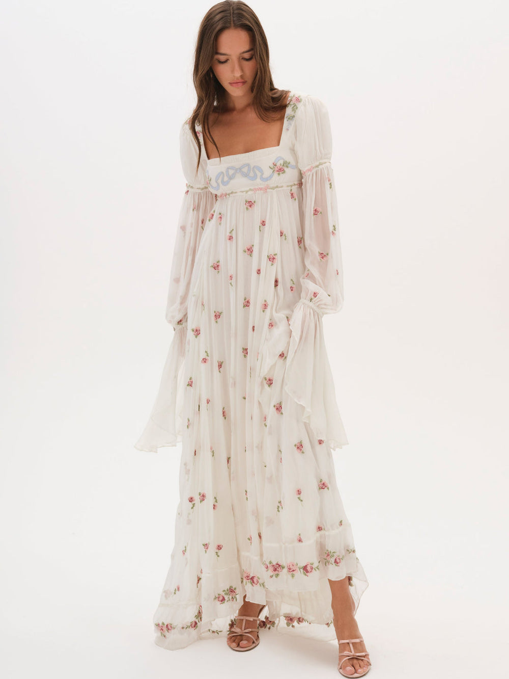 Women Julianne Maxi Dress - Cream