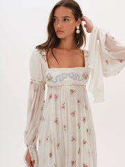 Women Julianne Maxi Dress - Cream