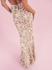 Women Esme Rose Embroidered Gown - Pink