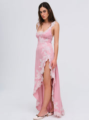 Women Clemence Maxi Dress - Pink