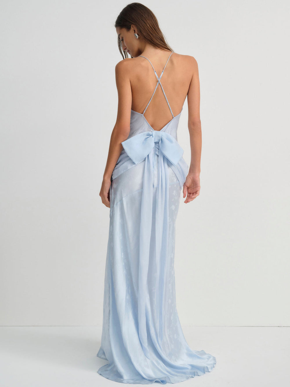 Women Daisy Gown - Baby Blue