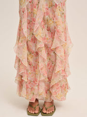 Women Elea Maxi Dress - Peach