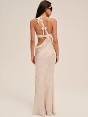 Women Raspberry Rose Gown - Pink