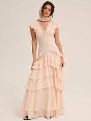 Women Adriana Gown - Peach
