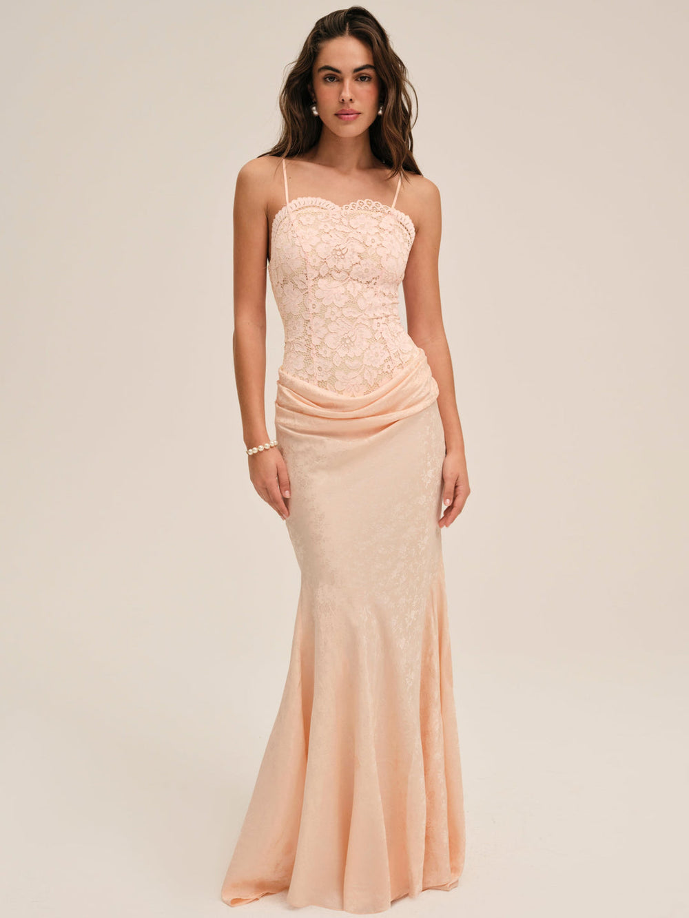 Women Karissa Gown - Peach