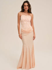 Women Karissa Gown - Peach
