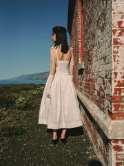 Women Mollie Midi Dress - Cream