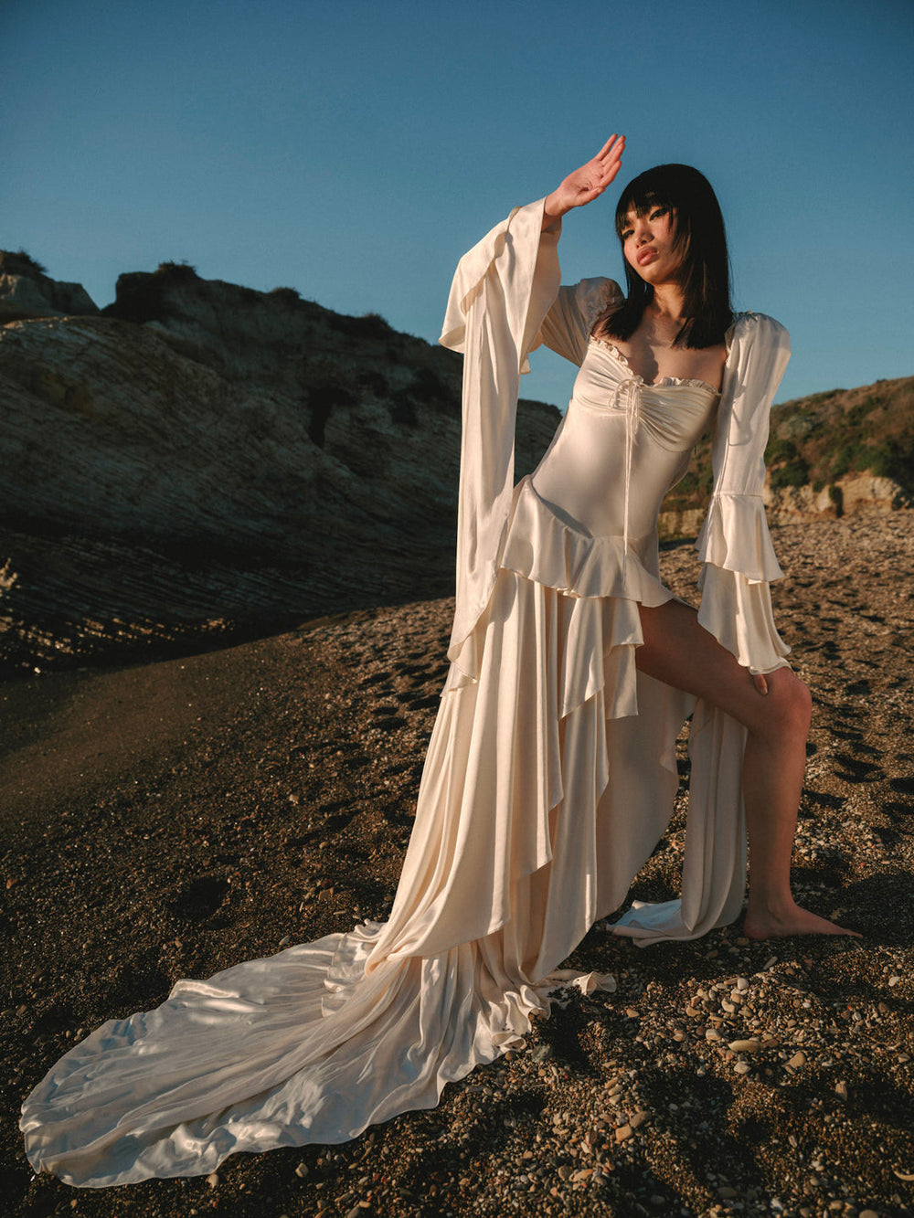 Women Zelia Maxi Dress - Cream