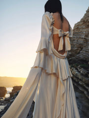 Women Zelia Maxi Dress - Cream