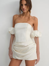Women Serena Mini Dress - Cream