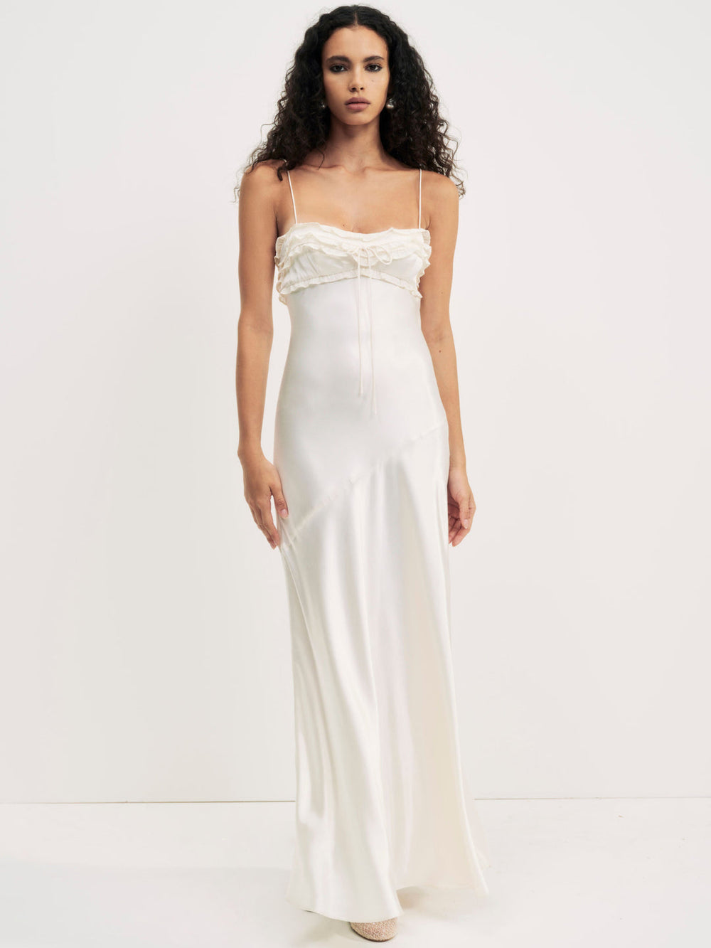 Women Natalie Maxi Dress - Cream