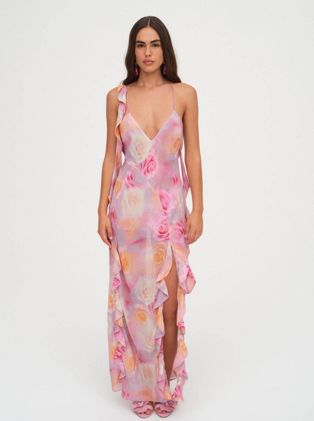 Women Beate Maxi Dress - Pink