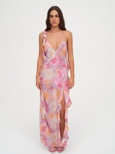 Women Beate Maxi Dress - Pink