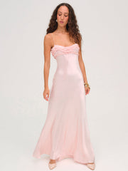 Women Natalie Maxi Dress - Baby Pink
