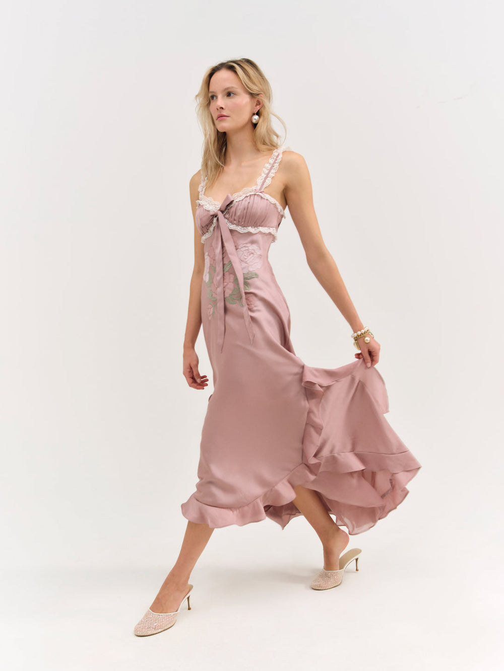 Women Chelsea Maxi Dress - Mauve
