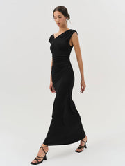 Women Genesis Maxi Dress - Black