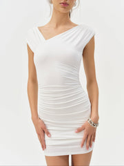 Women Genesis Mini Dress - Cream