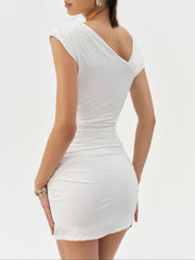 Women Genesis Mini Dress - Cream
