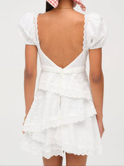 Women Rosalyn Mini Dress - White