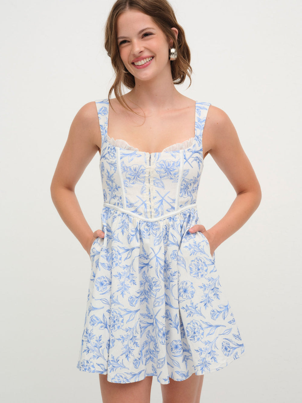 Women Maisie Mini Dress - Blue