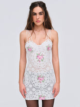 Women Bordeaux Mini Dress - Pink