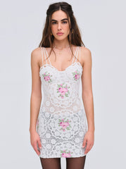 Women Bordeaux Mini Dress - Pink