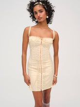 Women Lucy Lace Mini Dress - Buttercream