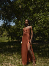 Women Winona Bridesmaid Gown - Orange
