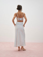 Women Maribel Maxi Slip Dress - Blue