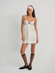 Women Evie Floral Slip Dress - Cream