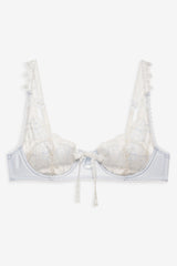 Women Pure Heart Underwire Bra - White